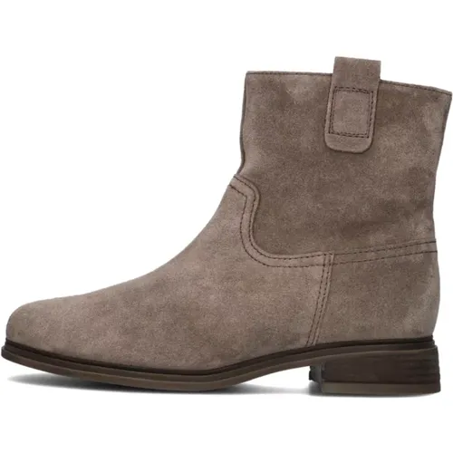 Taupe Wildleder Stiefeletten 790.1 - Gabor - Modalova