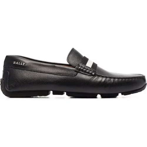 Leather Crossover Loafers , male, Sizes: 6 UK, 8 UK, 7 UK - Bally - Modalova