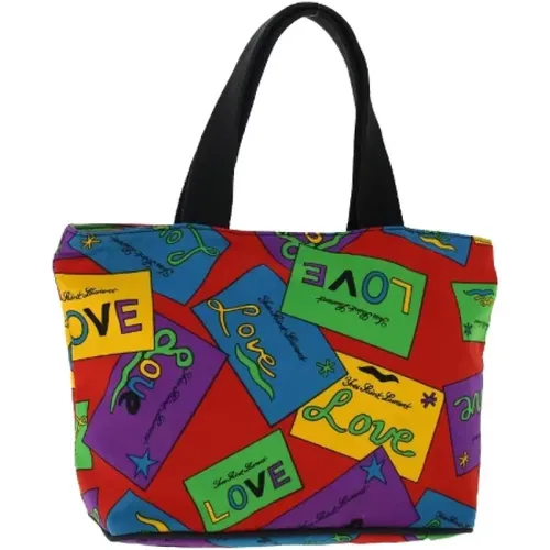Pre-owned Multicolored Nylon Handbag , female, Sizes: ONE SIZE - Saint Laurent Vintage - Modalova