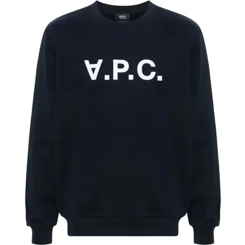 Flocked Logo Sweatshirt A.P.C - A.P.C. - Modalova