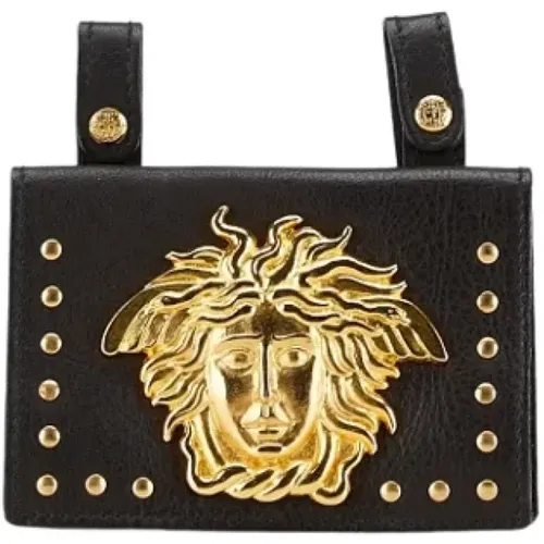 Pre-owned Leather pouches , female, Sizes: ONE SIZE - Versace Pre-owned - Modalova