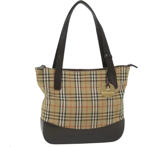 Pre-owned Canvas Handtaschen , Damen, Größe: ONE Size - Burberry Vintage - Modalova