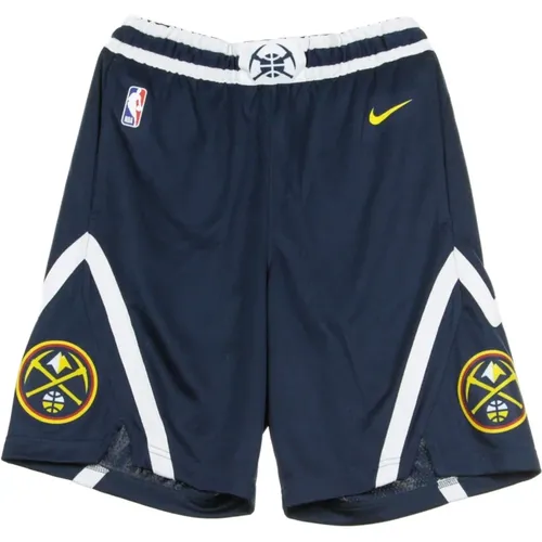 Basketball Shorts Icon Edition Denver Nuggets , male, Sizes: XL - Nike - Modalova