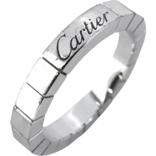 Pre-owned White Gold rings , female, Sizes: ONE SIZE - Cartier Vintage - Modalova