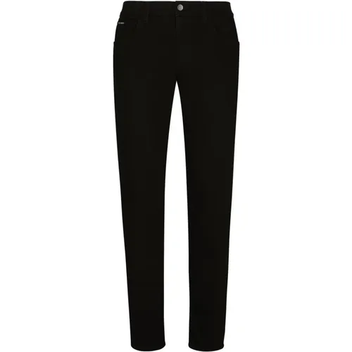 Slim Fit Cotton Jeans , male, Sizes: 2XL, L, XL, M, S - Dolce & Gabbana - Modalova