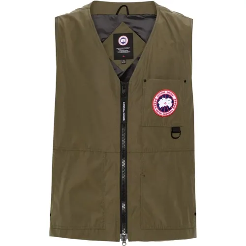 Stylische Herren Daunenweste , Herren, Größe: L - Canada Goose - Modalova