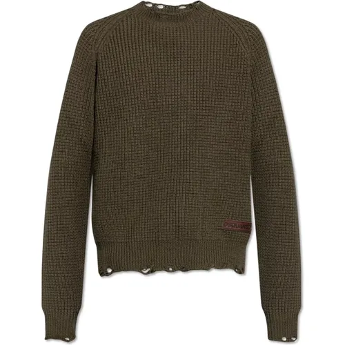 Wool Sweater , male, Sizes: L, M - Dsquared2 - Modalova