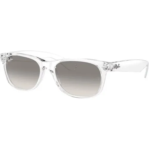 Transparente Graue Wayfarer Sonnenbrille , unisex, Größe: 55 MM - Ray-Ban - Modalova