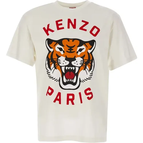 Paris T-shirts and Polos , male, Sizes: M, XS, L, S, XL - Kenzo - Modalova