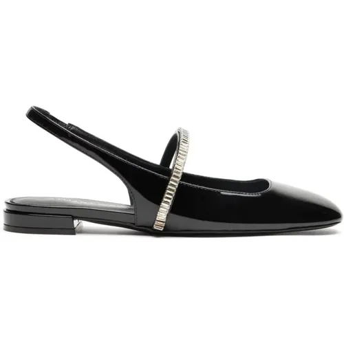 Kristall Slingback Flache Schuhe,Kristallverzierte Slingback Flache - Stuart Weitzman - Modalova