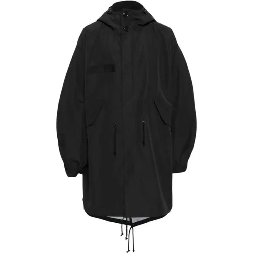 Hooded Coat with Drawstring Details , male, Sizes: M - Junya Watanabe - Modalova