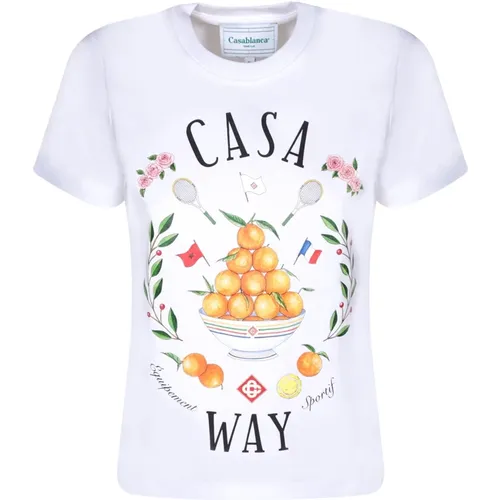 T-Shirts , Damen, Größe: M - Casablanca - Modalova