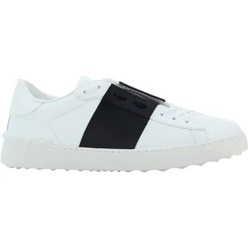 Open Leather Sneakers with Studs , female, Sizes: 8 UK, 3 UK, 5 UK, 6 UK, 5 1/2 UK, 4 UK - Valentino Garavani - Modalova