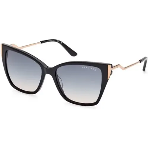 Gradient Blue Sonnenbrille Shiny Rahmen - Marciano - Modalova