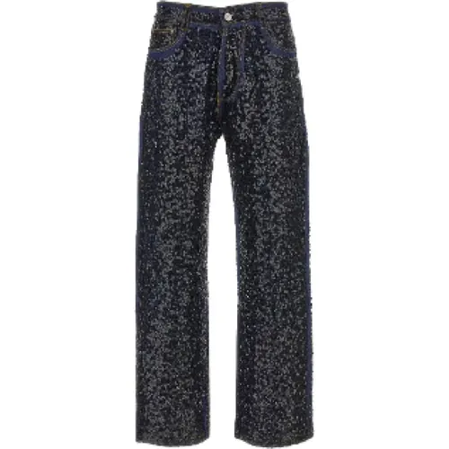 Schwarze Jeans Multicolor Guff Stil - P.A.R.O.S.H. - Modalova