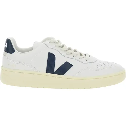 Weiße V-90 Sneakers , Herren, Größe: 43 EU - Veja - Modalova