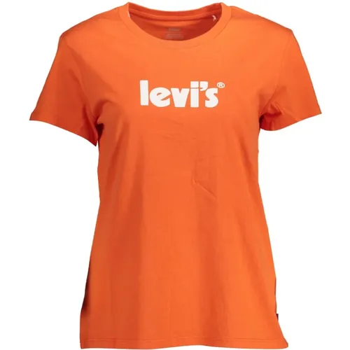 Orange Logo Print T-Shirt Levi's - Levis - Modalova