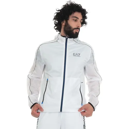 Windbreaker jacket , male, Sizes: 2XL - Emporio Armani EA7 - Modalova