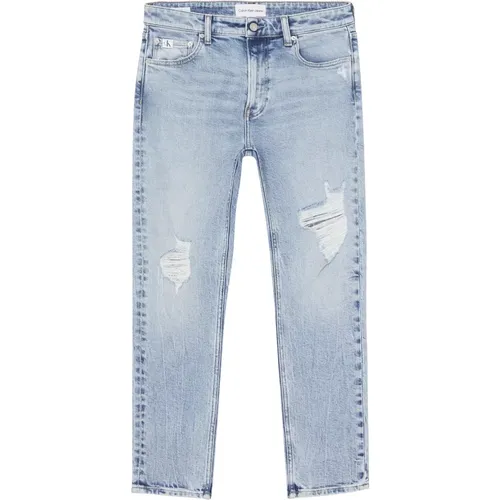 Distressed Jeans for Men , male, Sizes: W32, W34 - Calvin Klein - Modalova