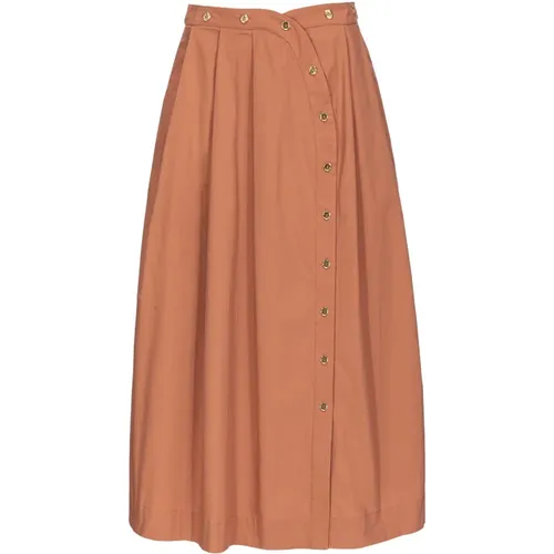 Midi Skirts , Damen, Größe: M - pinko - Modalova