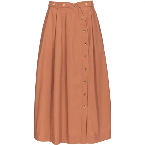 Midi Skirts , Damen, Größe: 2XS - pinko - Modalova