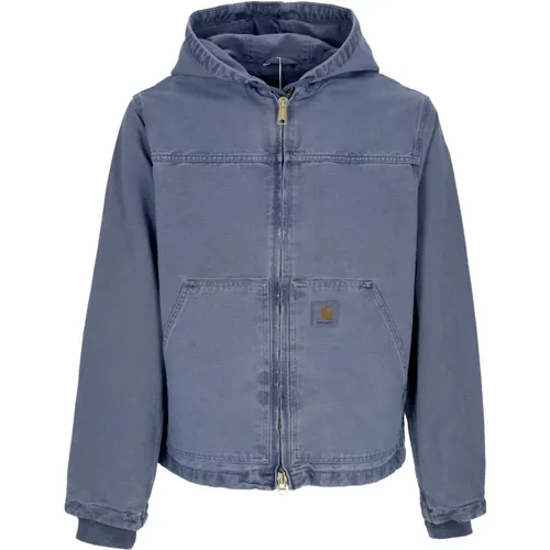 Sturmblaue Leichte Kapuzenjacke , Herren, Größe: M - Carhartt WIP - Modalova