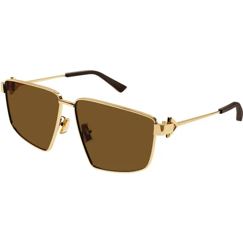 Intrecciato Sunglasses - Timeless Elegance , unisex, Sizes: 61 MM - Bottega Veneta - Modalova