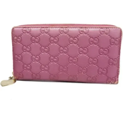 Pre-owned Leather wallets , female, Sizes: ONE SIZE - Gucci Vintage - Modalova