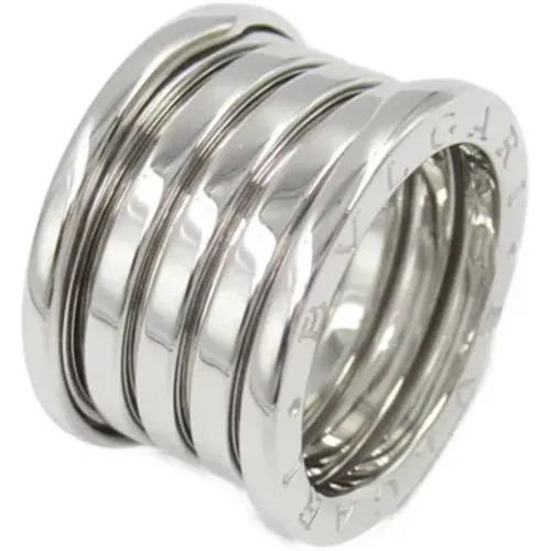 Pre-owned White Gold rings , female, Sizes: ONE SIZE - Bvlgari Vintage - Modalova