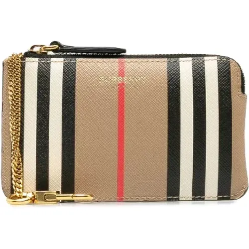 Pre-owned Canvas wallets , female, Sizes: ONE SIZE - Burberry Vintage - Modalova