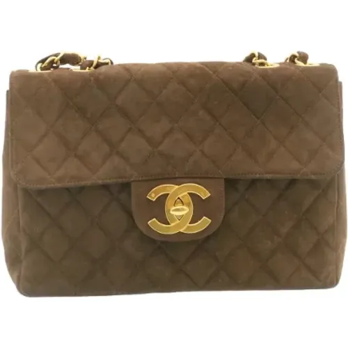 Pre-owned Suede chanel-bags , female, Sizes: ONE SIZE - Chanel Vintage - Modalova