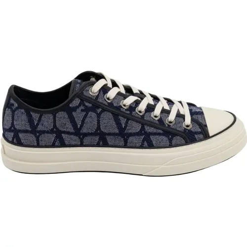 Sneakers with Logo Patch , male, Sizes: 8 UK - Valentino Garavani - Modalova