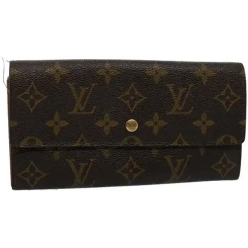 Pre-owned Canvas wallets , female, Sizes: ONE SIZE - Louis Vuitton Vintage - Modalova