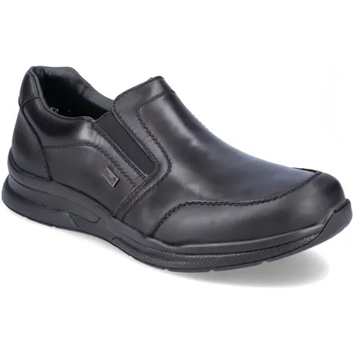 Schwarze Geschlossene Formale Schuhe , Herren, Größe: 45 EU - Rieker - Modalova