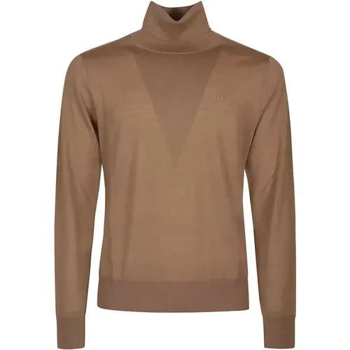 Gemütlicher Turtle Neck Pullover , Herren, Größe: L - Dsquared2 - Modalova