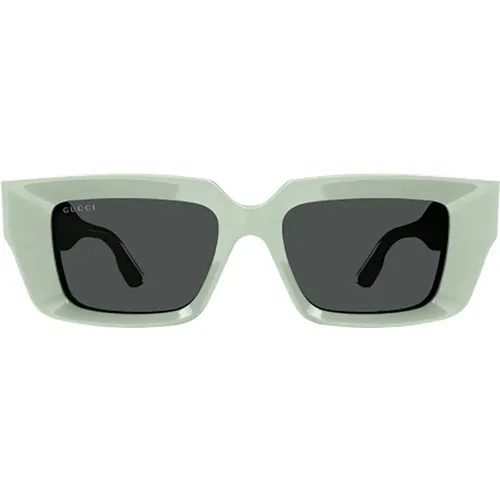 Grüne Sonnenbrille für Frauen , Damen, Größe: 54 MM - Gucci - Modalova