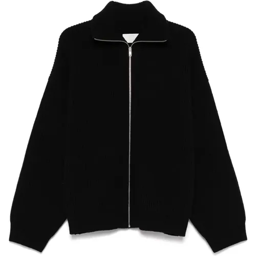 Schwarzer Woll-Zip-Pullover , Herren, Größe: S - 66 North - Modalova