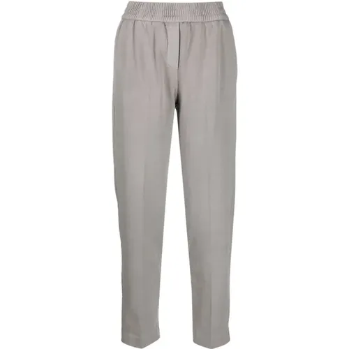 Trousers with Elasticated Waistband , female, Sizes: S - Circolo 1901 - Modalova