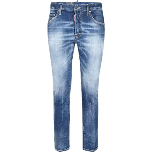 Slim-fit Denim Jeans for Men , male, Sizes: XS - Dsquared2 - Modalova