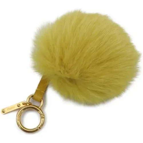 Pre-owned fur Fendi keychain , female, Sizes: ONE SIZE - Fendi Vintage - Modalova