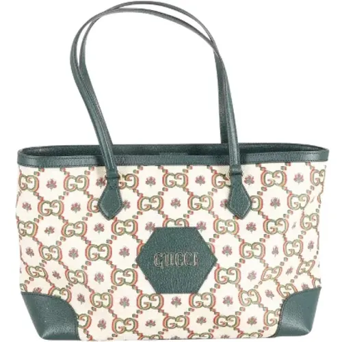 Pre-owned Canvas Gucci Ophidia Tote Bag , female, Sizes: ONE SIZE - Gucci Vintage - Modalova