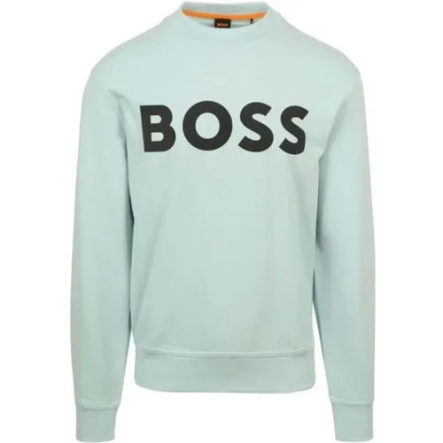 Basic Crewneck Sweatshirt für Männer , Herren, Größe: L - Hugo Boss - Modalova