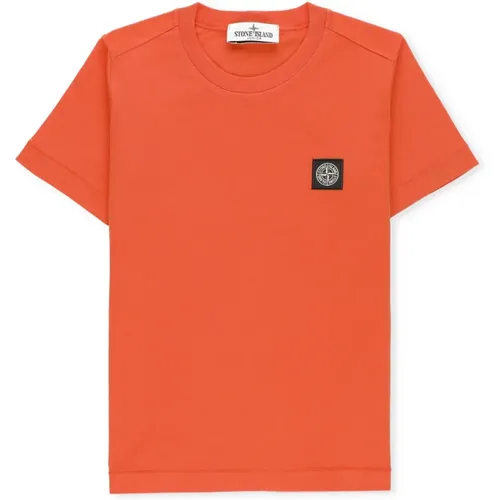 Baumwoll-T-Shirt für Jungen - Stone Island - Modalova