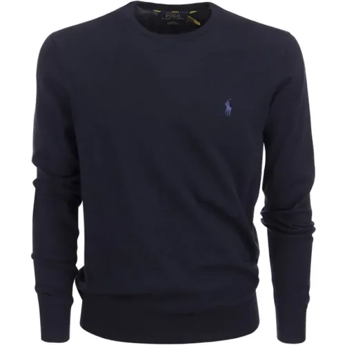 Slim Fit Cotton Sweater , male, Sizes: M, L, XL, S, 2XL - Ralph Lauren - Modalova