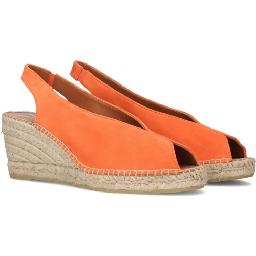 Orangefarbene Espadrilles , Damen, Größe: 40 EU - Viguera - Modalova