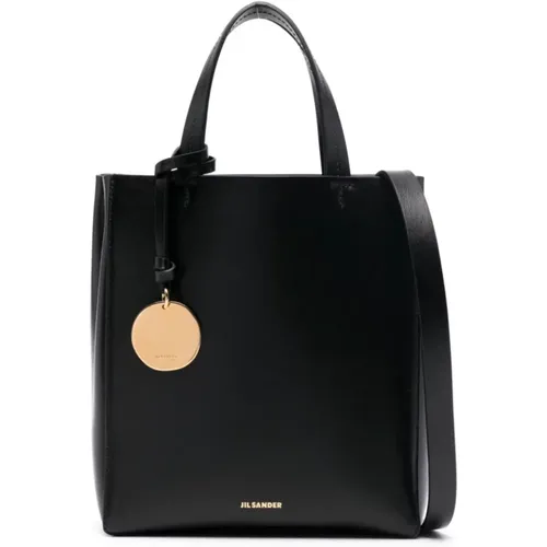 Schwarze Mini Tote Tasche - Jil Sander - Modalova