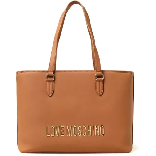 Camel Shoulder Bag , female, Sizes: ONE SIZE - Love Moschino - Modalova