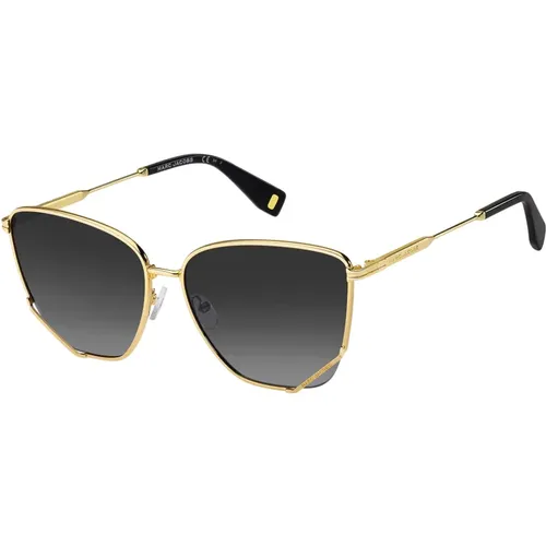 Schicke Gold/Grau Sonnenbrille - Marc Jacobs - Modalova