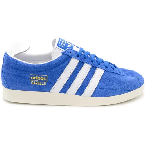 Blaue Ledersneakers für Herren , Herren, Größe: 43 EU - Adidas - Modalova