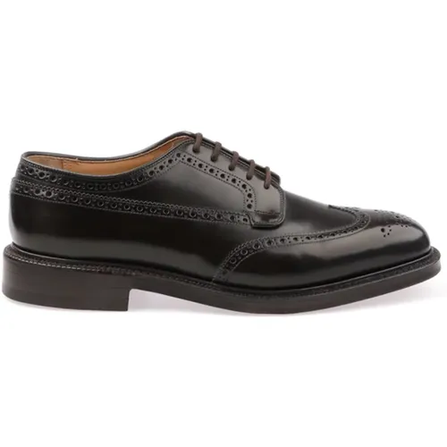 Light Ebony Lace-Up Shoe , male, Sizes: 10 UK, 7 1/2 UK, 8 1/2 UK - Church's - Modalova